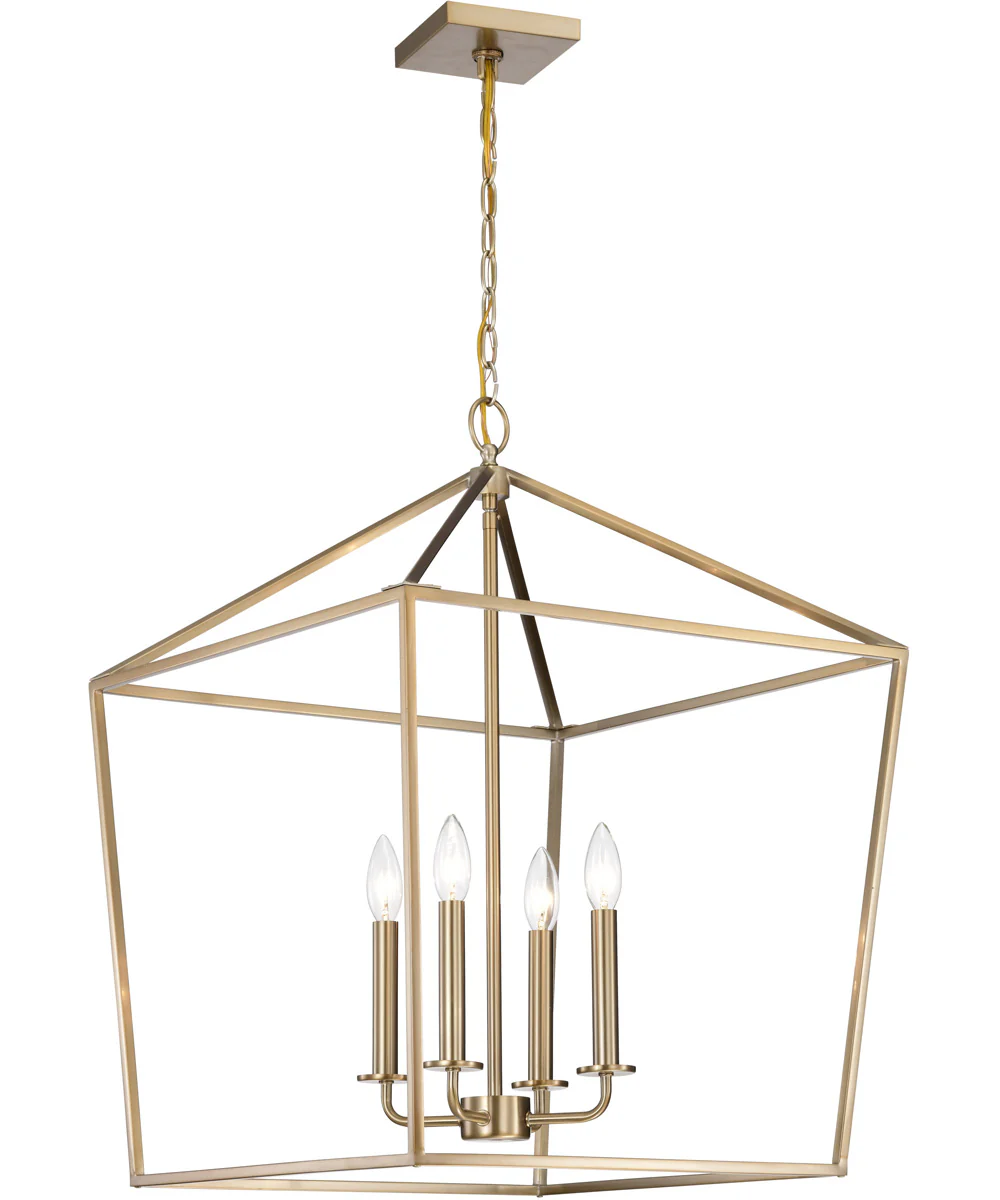 Emma 4-Light Pendant Burnished Brass - Image 2