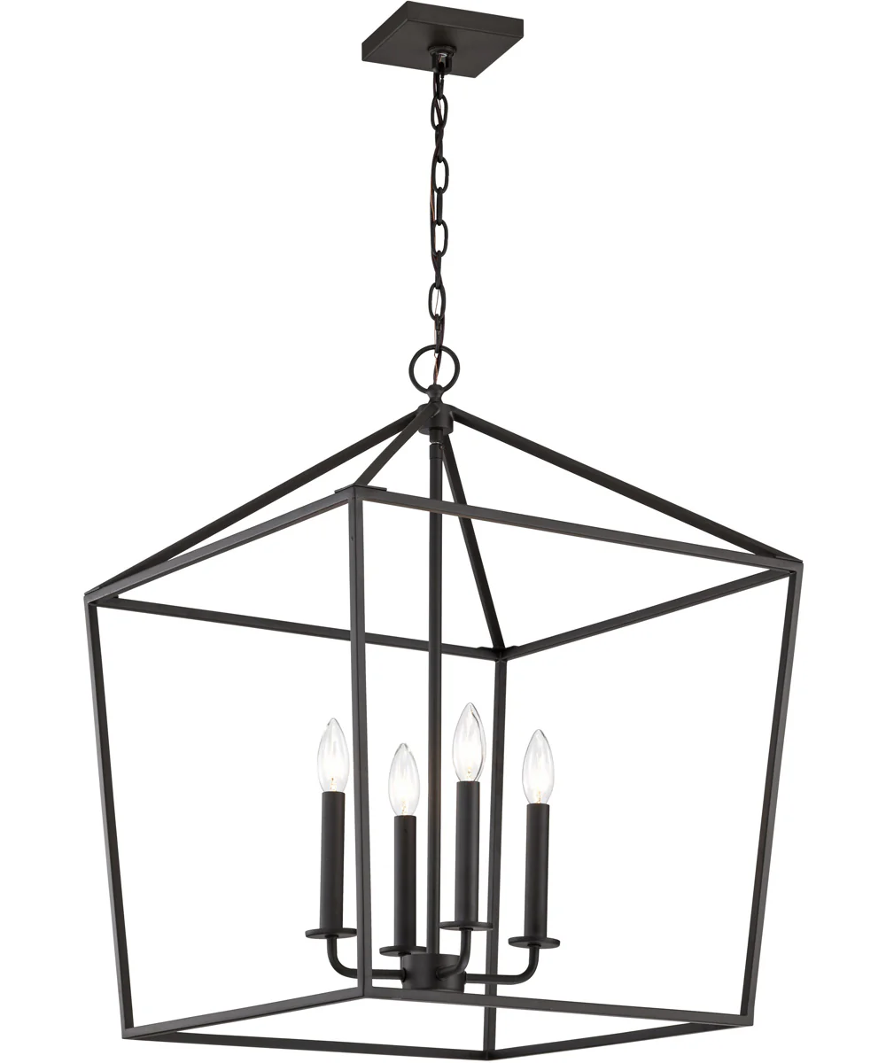 Emma 4-Light Pendant Matte Black - Image 2