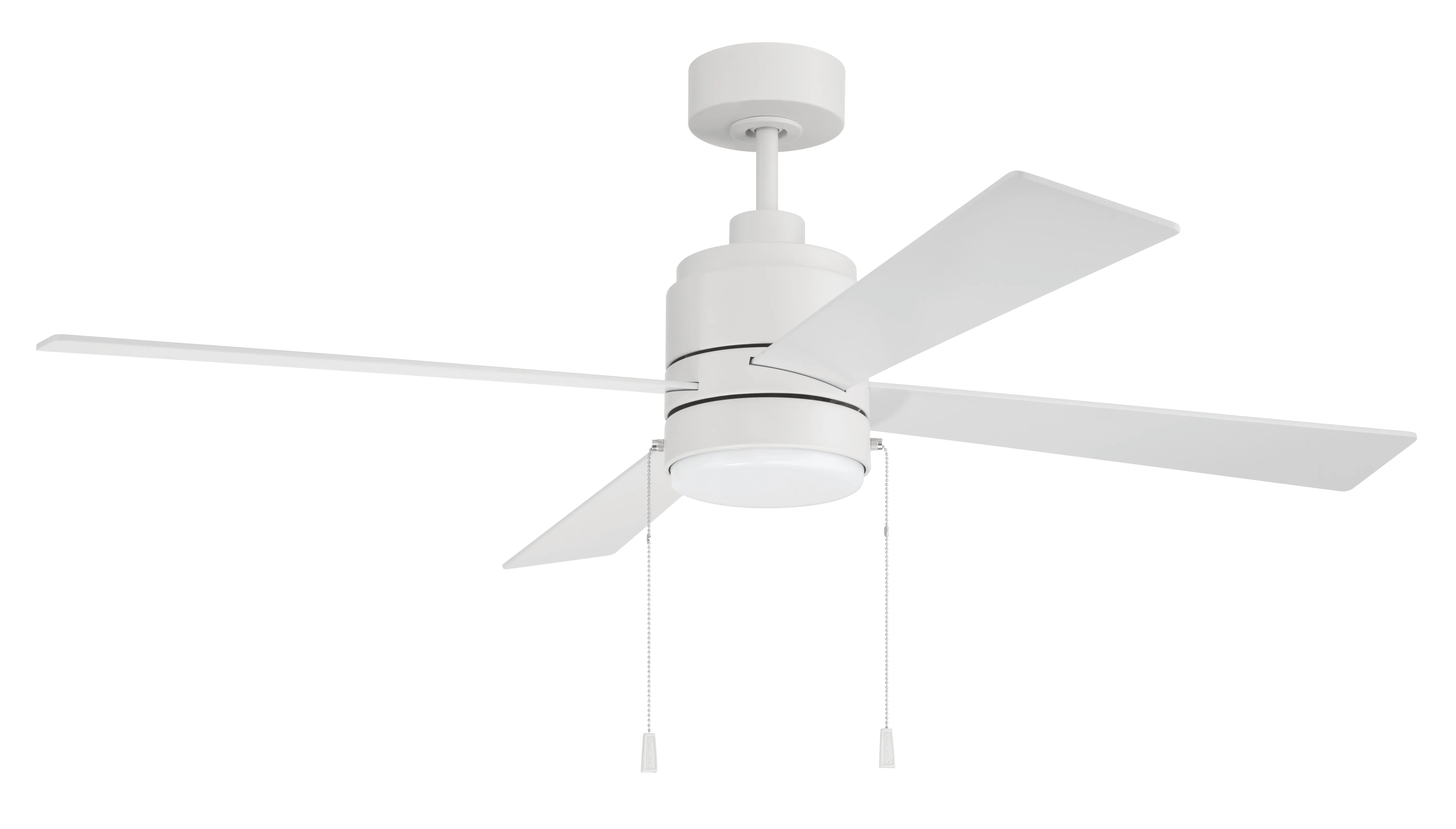 Energy Star McCoy 52" 4 Blade Ceiling Fan 1-Light Fan White