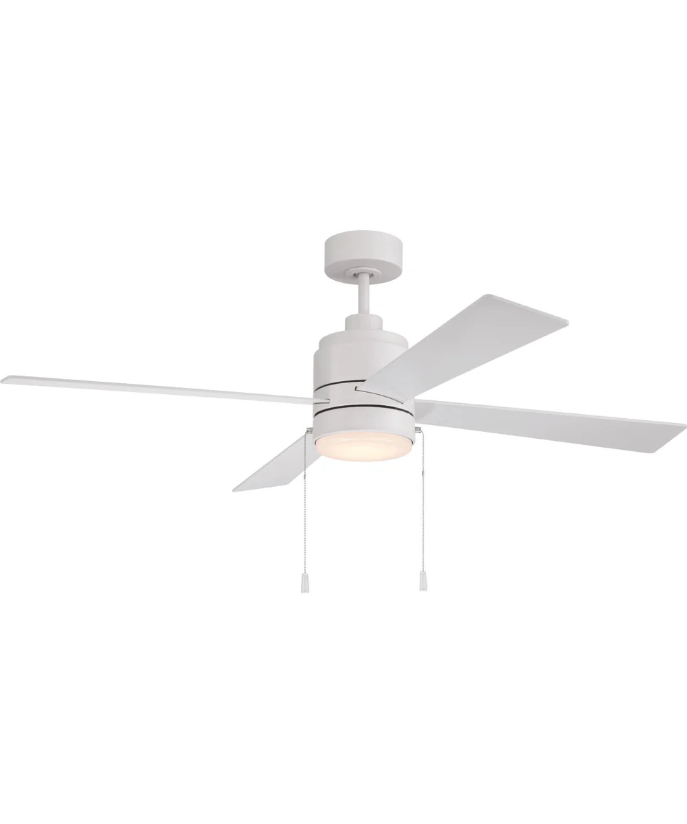 Energy Star McCoy 52" 4 Blade Ceiling Fan 1-Light Fan White - Image 3