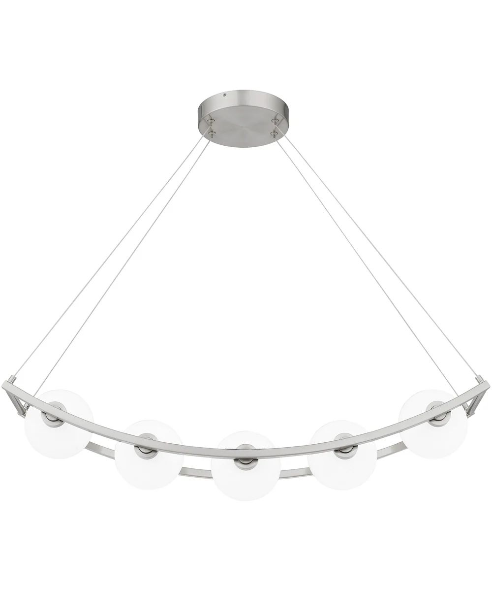 Enzo 5-light Island Light Brushed Nickel - Image 5