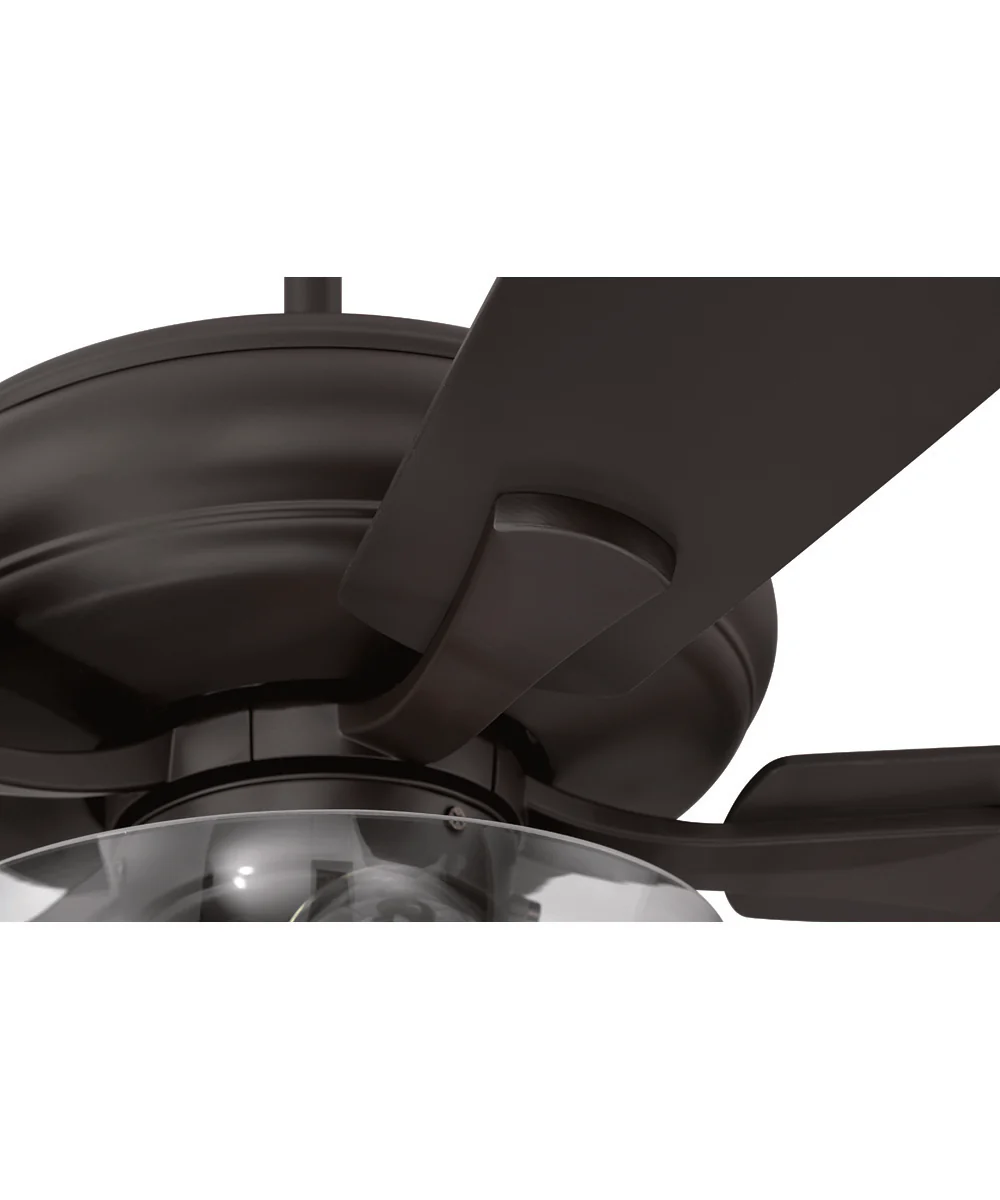EOS 2 Light Clear Bowl 52" Ceiling Fan 2-Light Fan Classic Bronze - Image 9