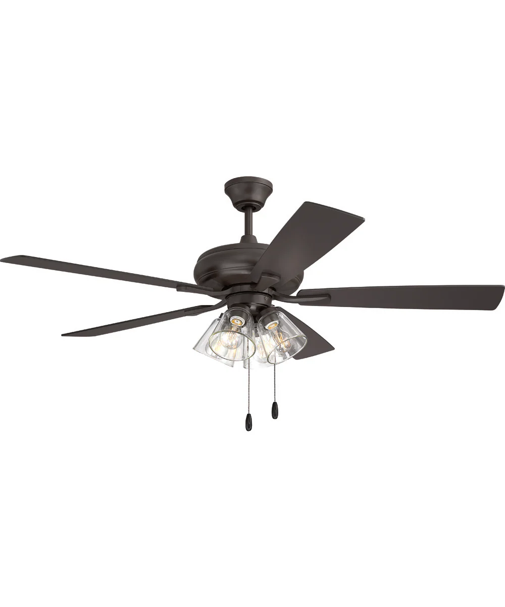 Eos Clear 4 Light 4-Light Fan Classic Bronze - Image 3