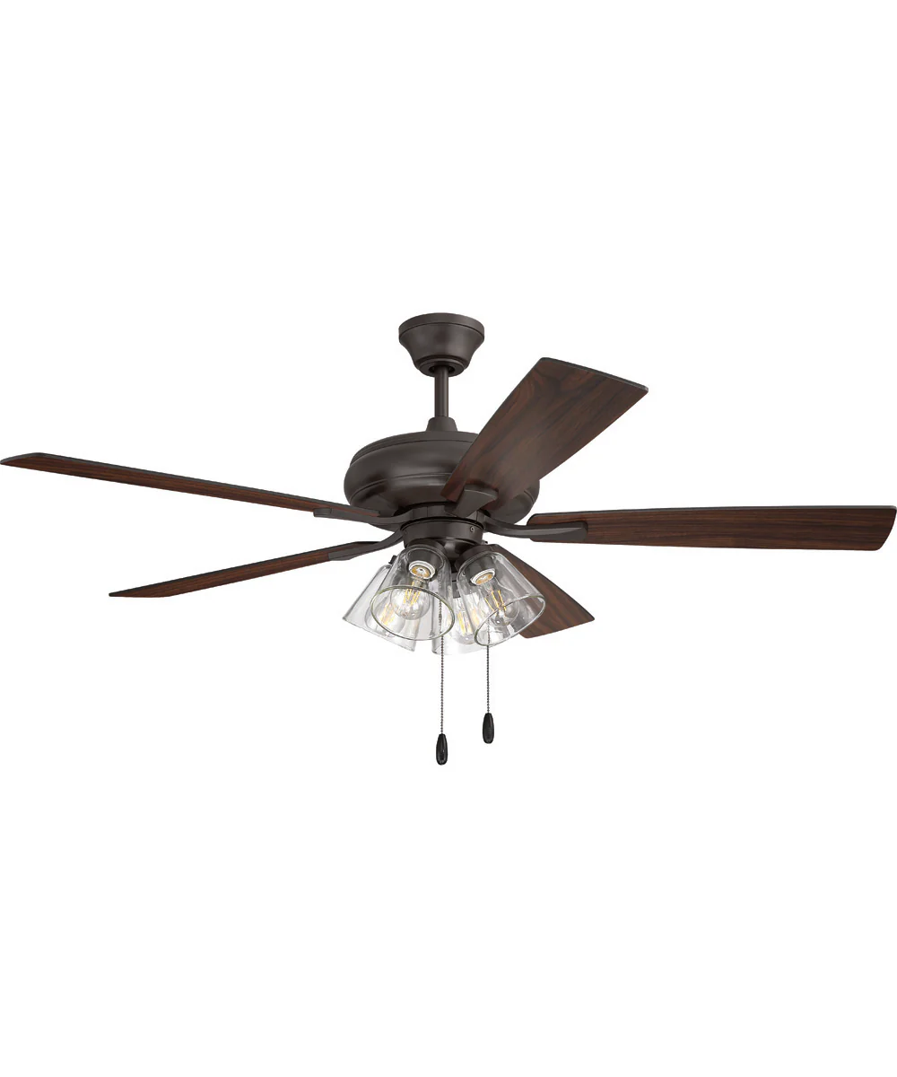 Eos Clear 4 Light 4-Light Fan Classic Bronze - Image 4