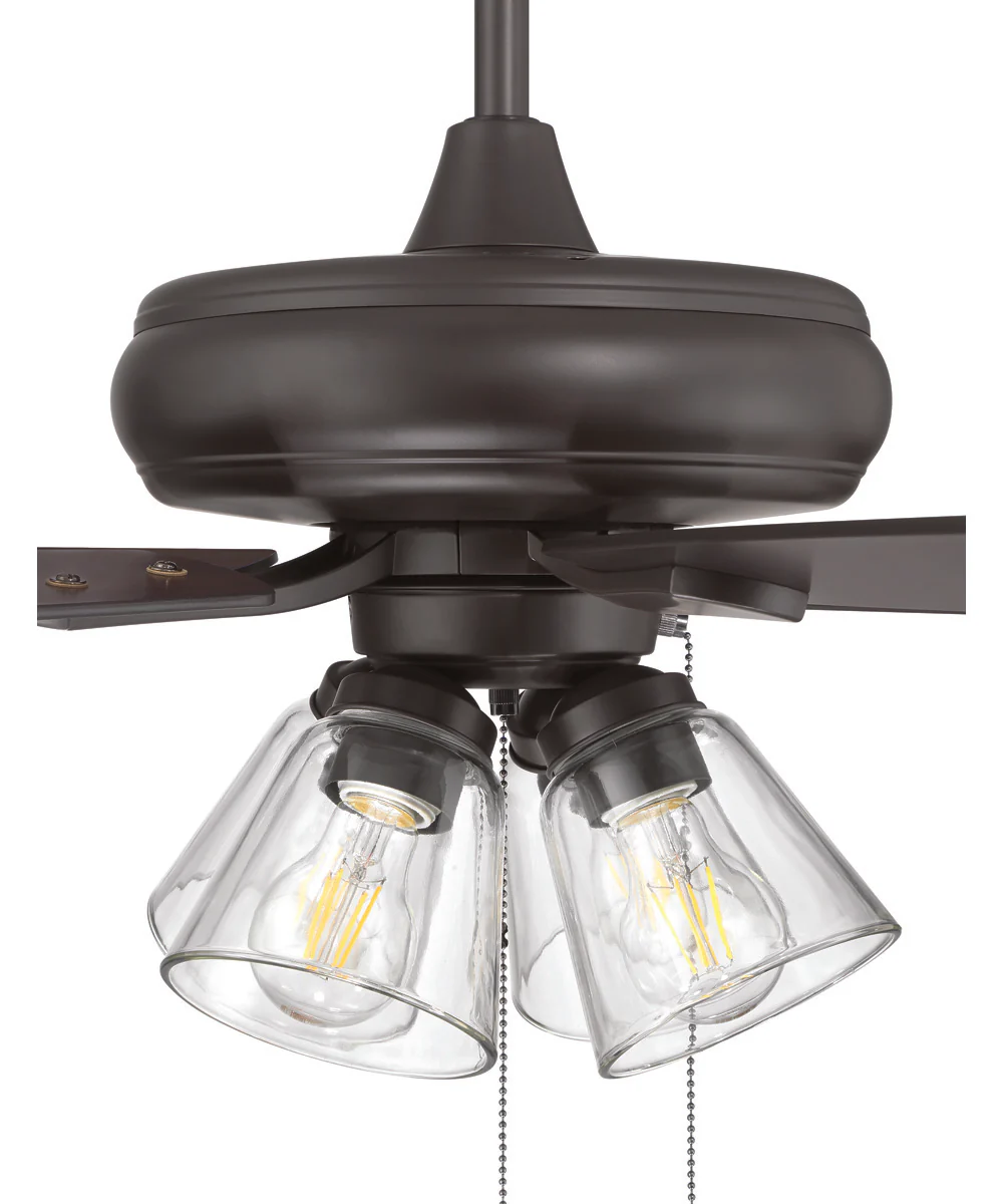 Eos Clear 4 Light 4-Light Fan Classic Bronze - Image 6