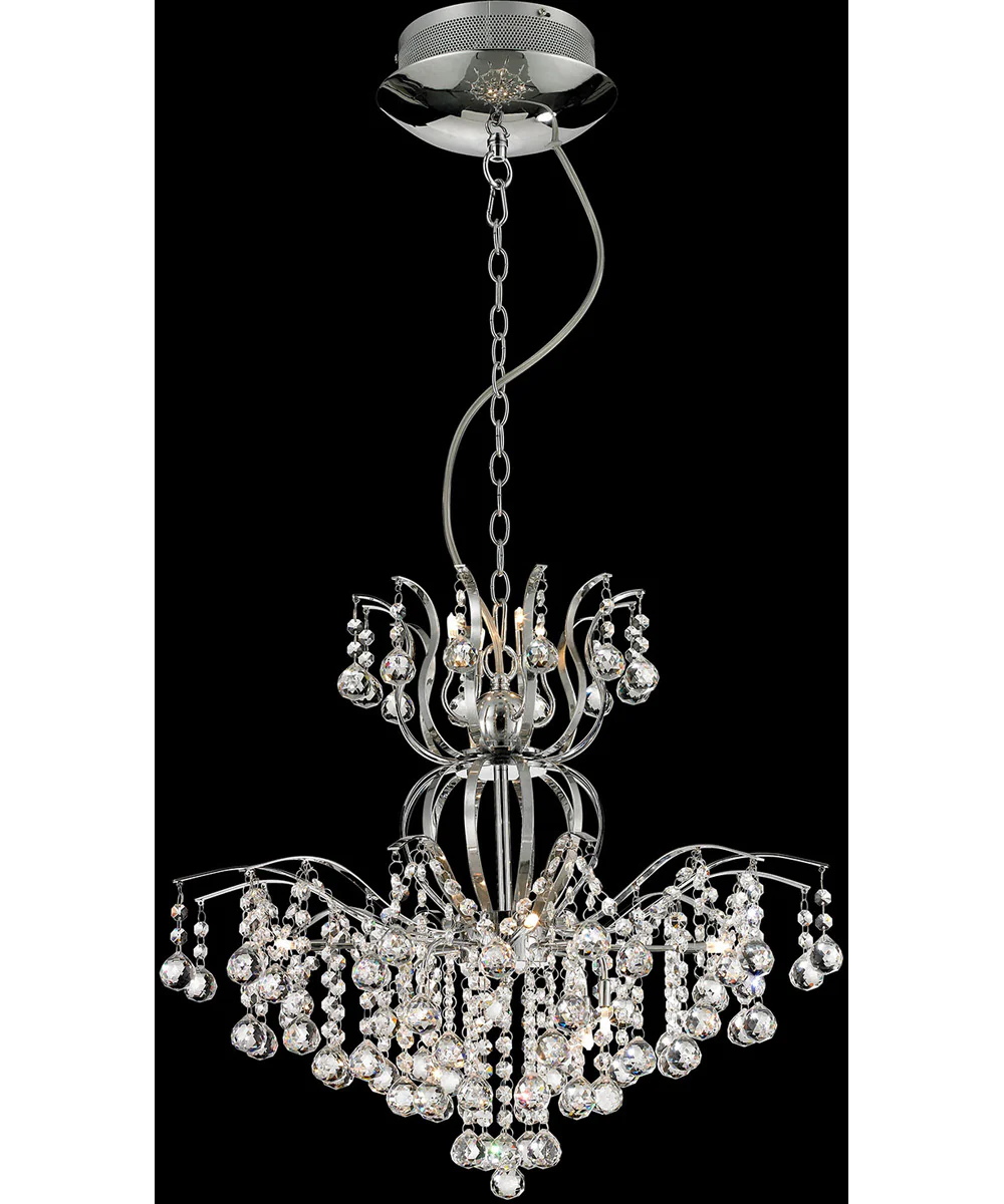 Epiphany 12-Light Chandeliers Chrome/Crystals