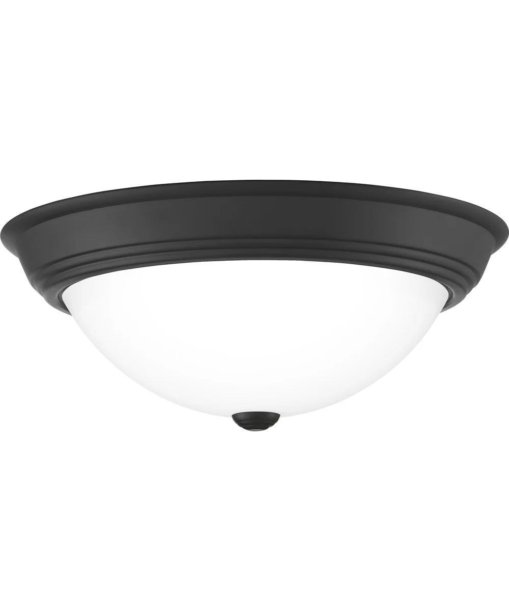 Erwin Large 3-light Flush Mount Matte Black