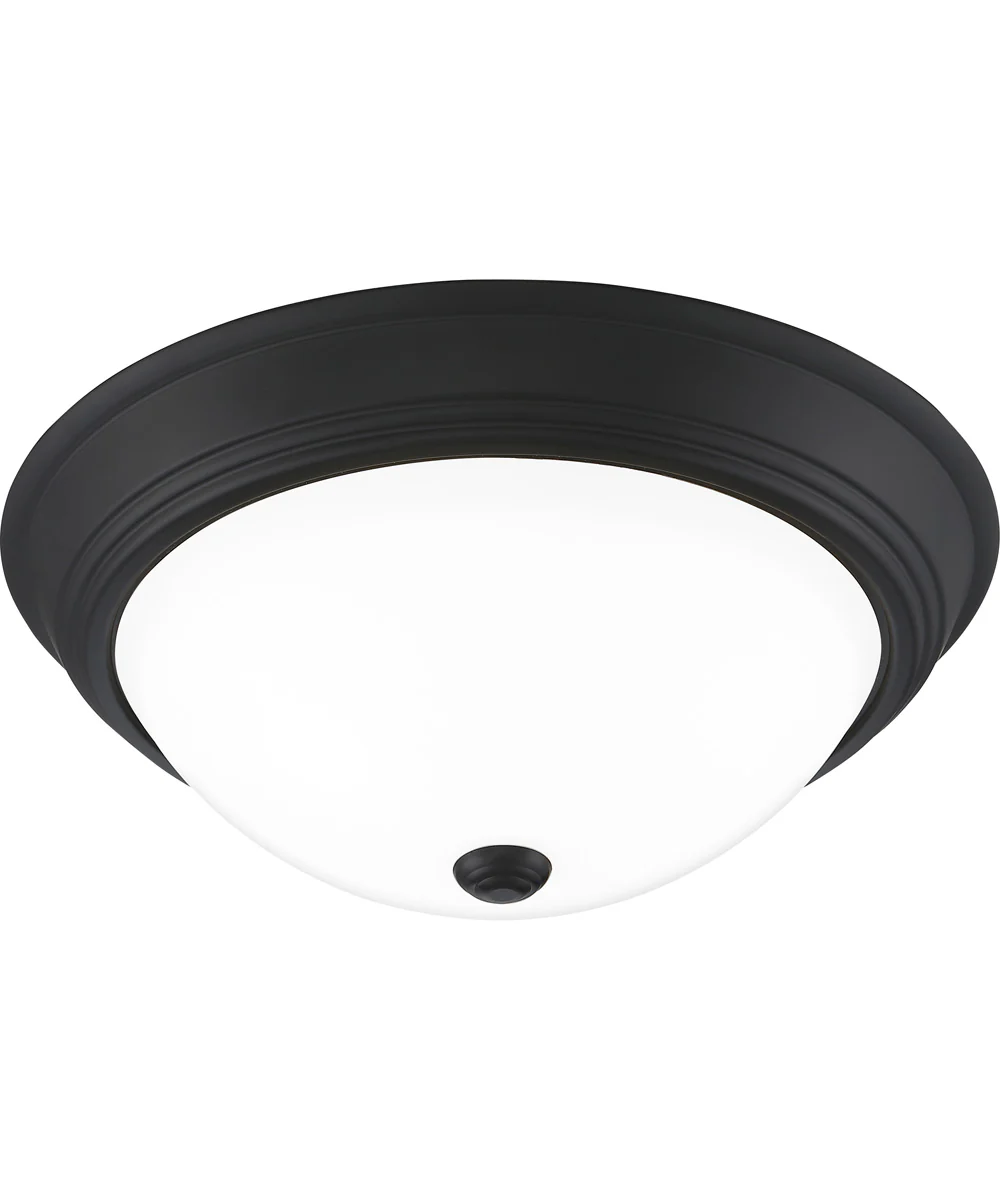Erwin Large 3-light Flush Mount Matte Black - Image 5
