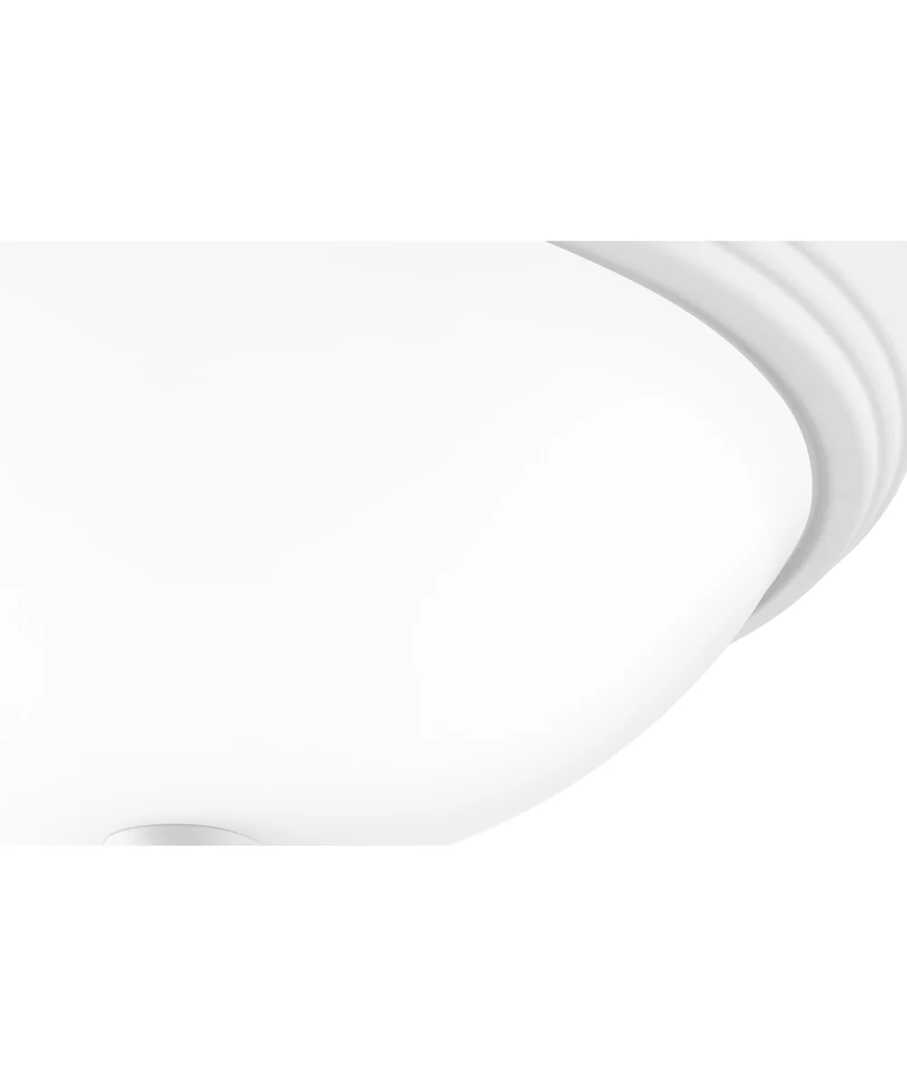 Erwin Medium 2-light Flush Mount White Lustre - Image 6