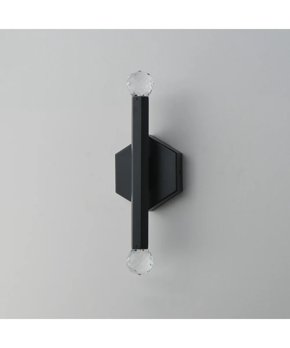 Allumettes 2-Light LED Wall Sconce Black - Image 4