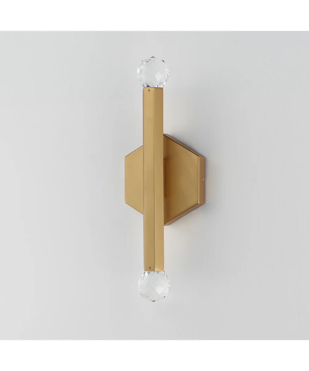 Allumettes 2-Light LED Wall Sconce Gold - Image 4