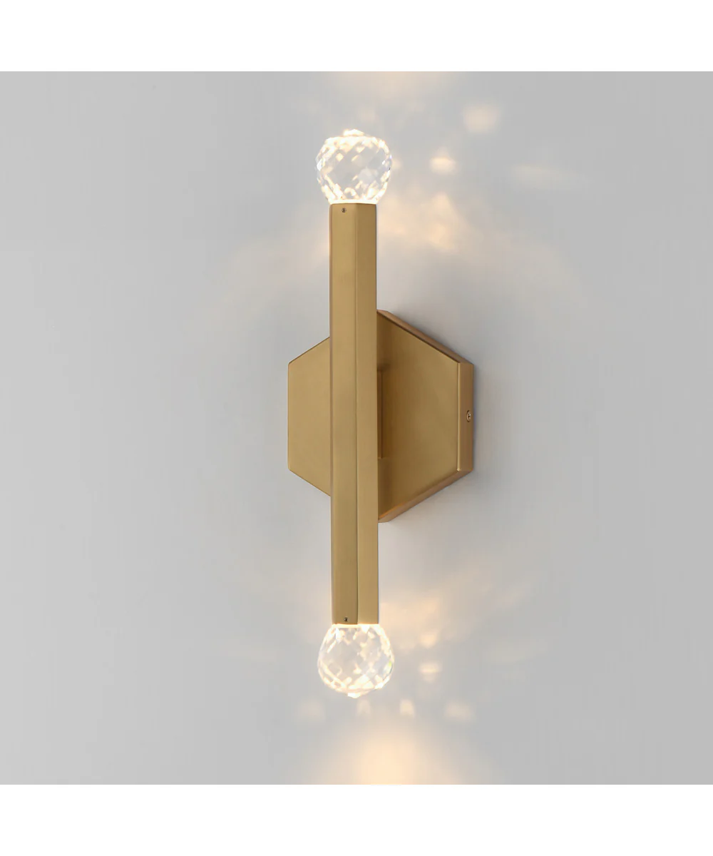 Allumettes 2-Light LED Wall Sconce Gold - Image 5