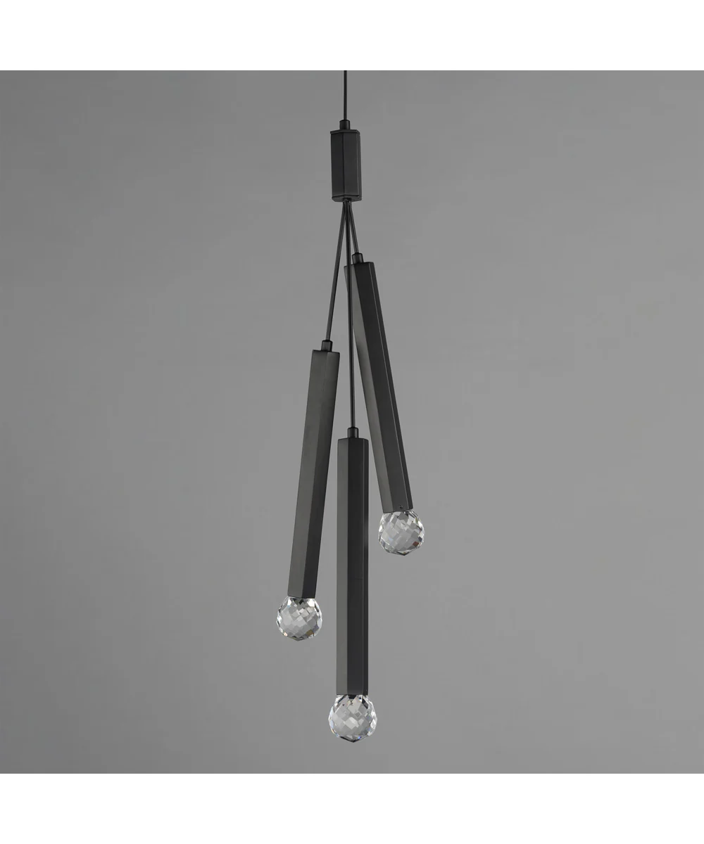 Allumettes 3-Light LED Pendant Black - Image 2