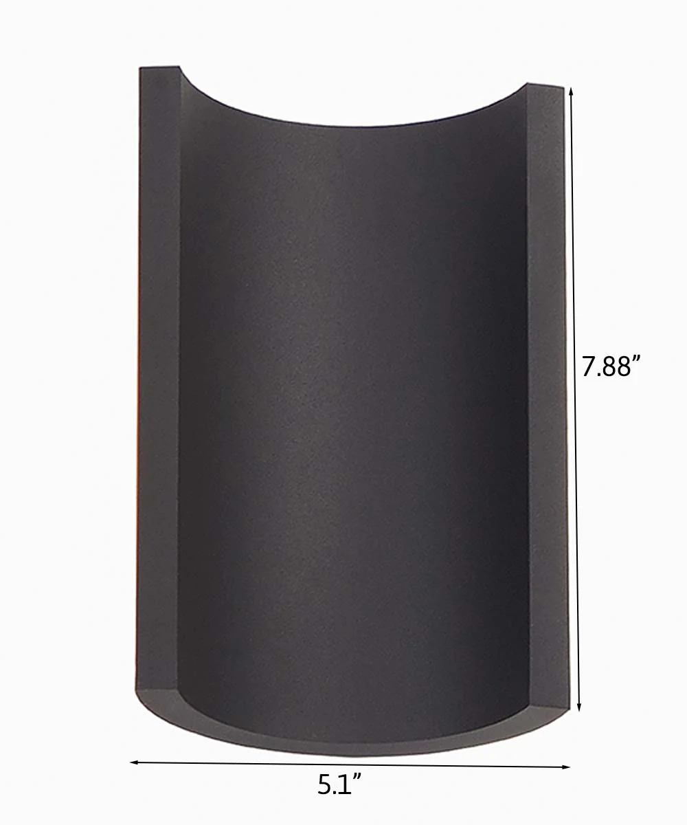 Alumilux Diverge 5"H 2-Light LED Outdoor Wall Sconce Light Fixture Bronze Finish by ET2 - Image 4