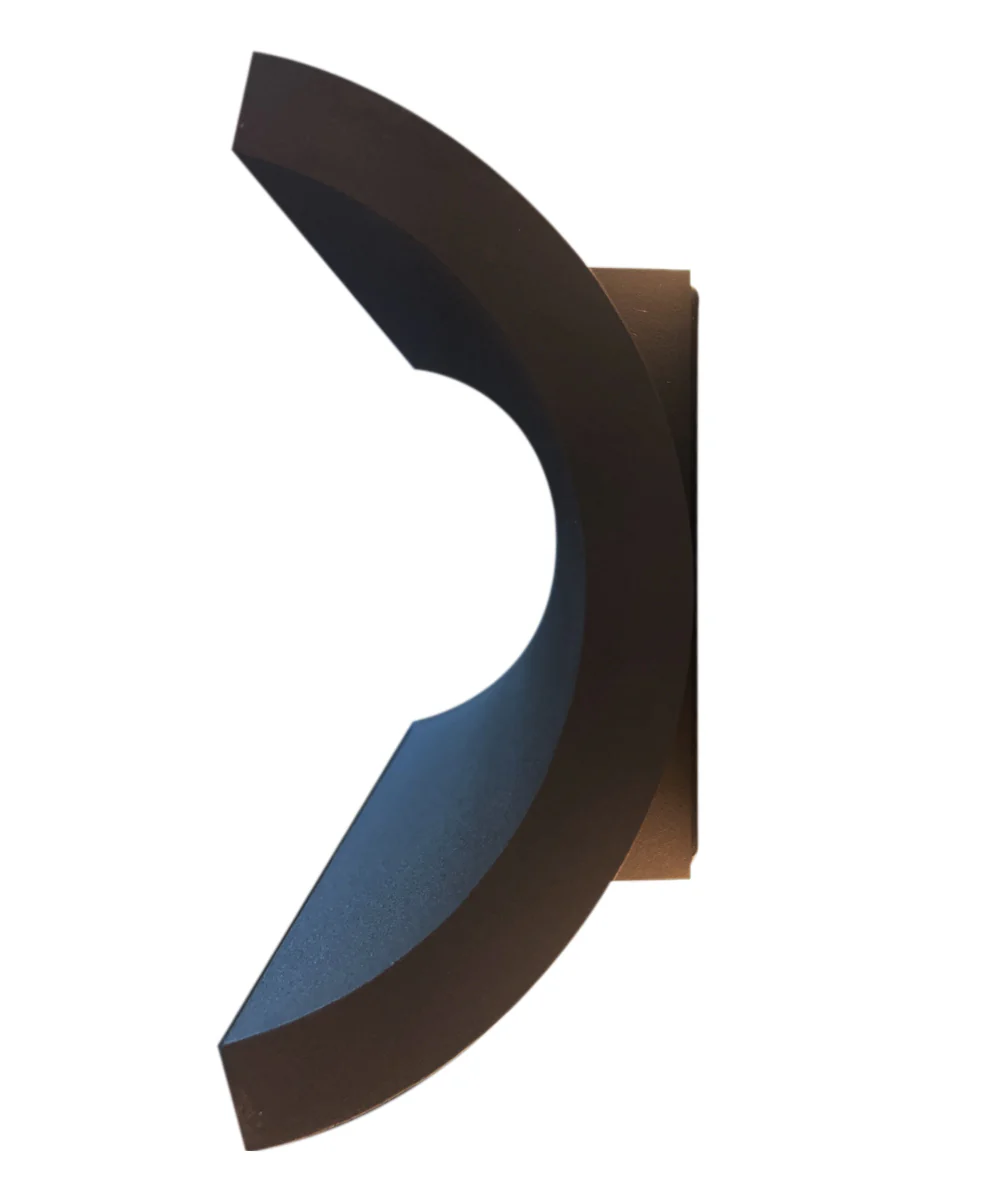 Alumilux Diverge 5"H 2-Light LED Outdoor Wall Sconce Light Fixture Bronze Finish by ET2 - Image 5