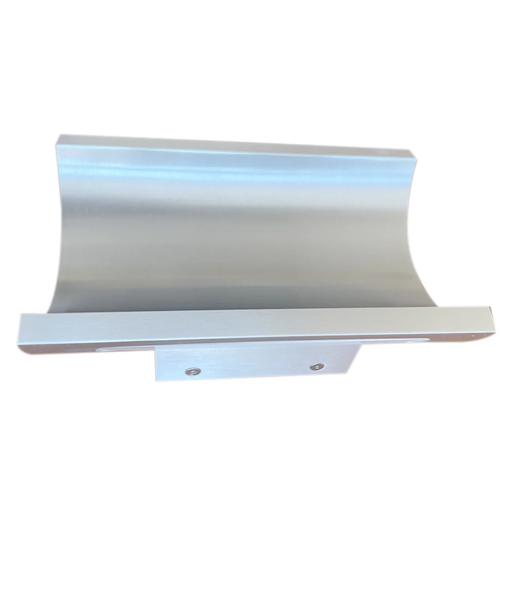 Alumilux Diverge 5"H 2-Light LED Outdoor Wall Sconce Light Fixture Satin Aluminum Finish by ET2 - Image 6