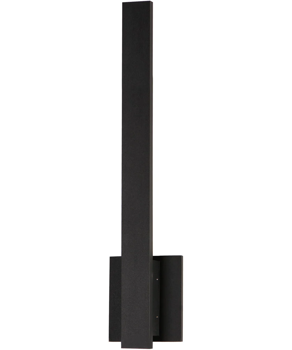 Alumilux Line 18 inch LED Outdoor Wall Sconce Black