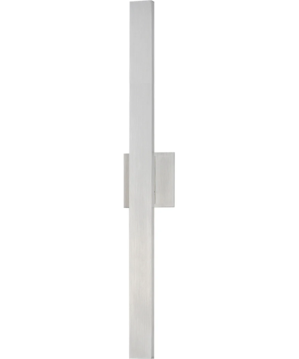 Alumilux Line 5CCT  30 inch LED Outdoor Wall Sconce Satin Aluminum