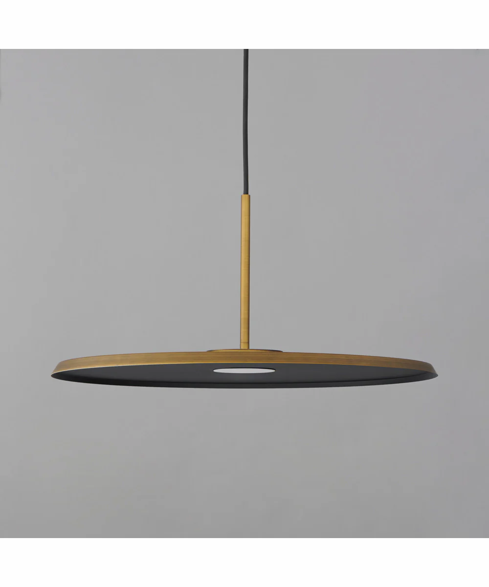Berliner 20 inch LED Pendant Antique Brass - Image 2