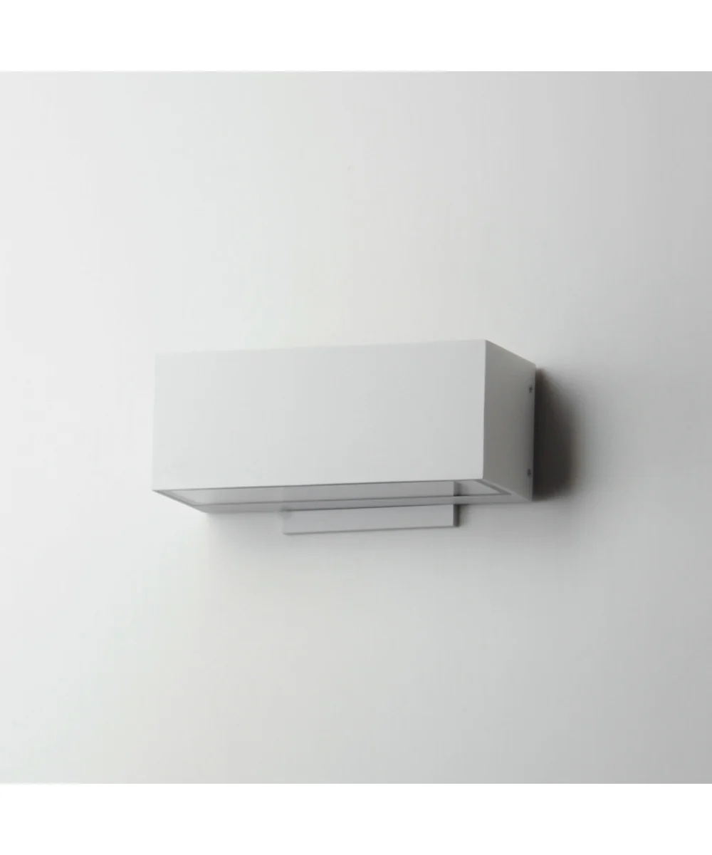 Blok 9 inch LED Outdoor Wall Sconce White - Image 5