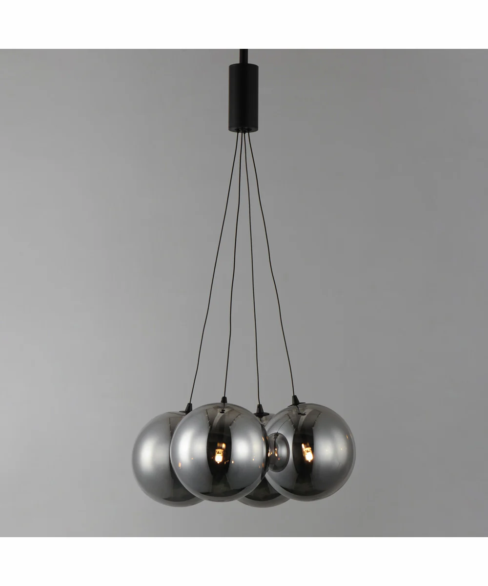 Burst 4-Light LED Pendant - Smoke Black - Image 2