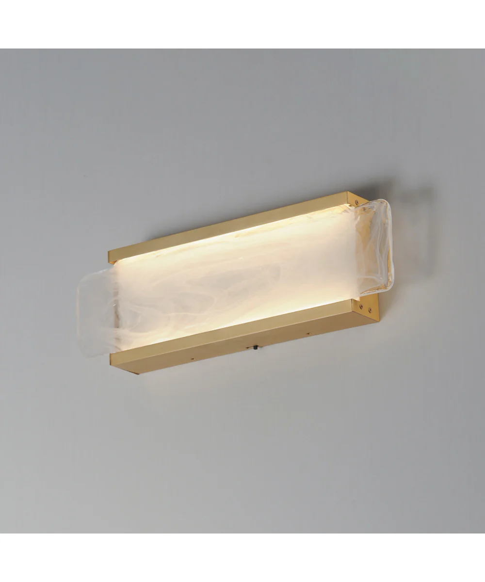 Celine 16 inch LED Bath Vanity Natural Aged Brass - Image 3