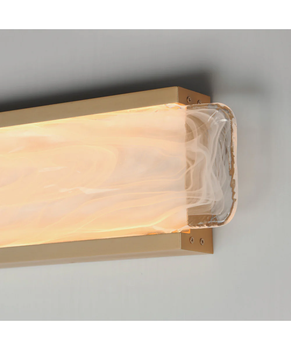 Celine 24 inch LED Bath Vanity Natural Aged Brass - Image 6
