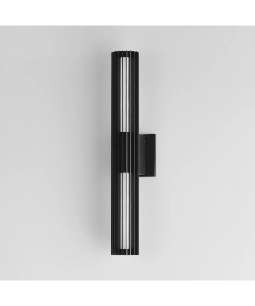 Citadel 24 inch LED Outdoor wall sconce Black - Image 5