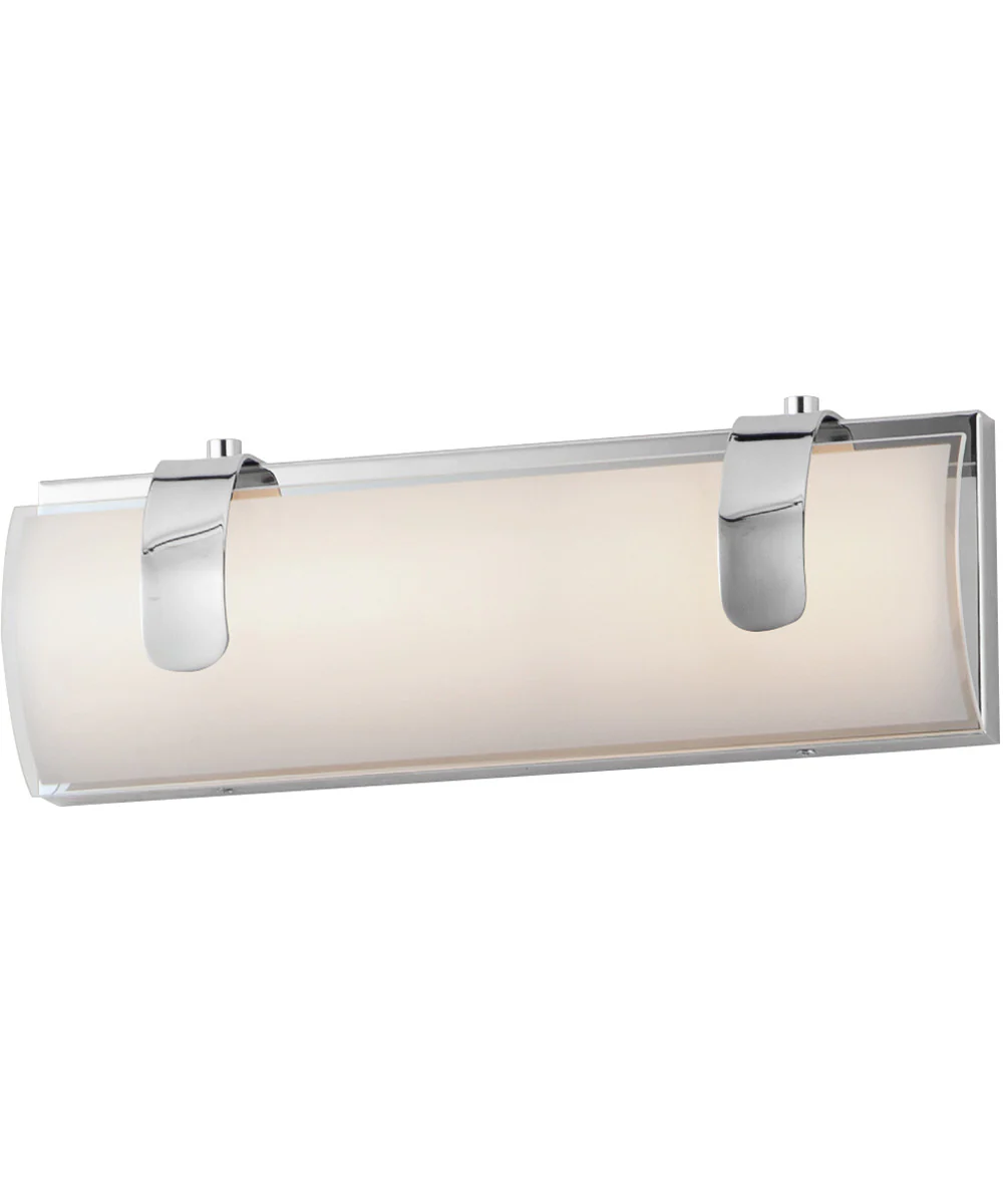 Clutch 13 inch LED Bath Vanity Polished Chrome