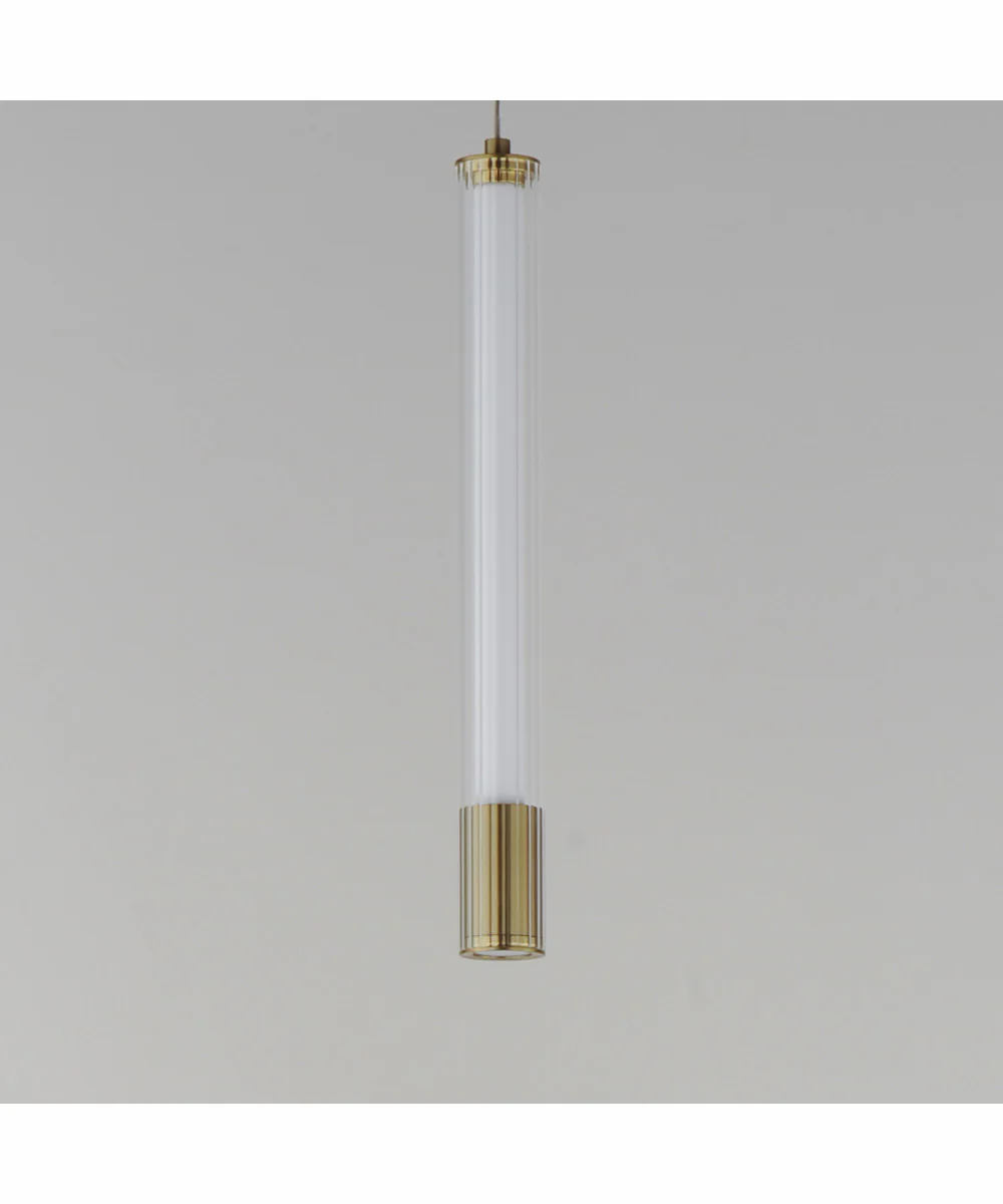 Cortex 14 inch LED Pendant Natural Aged Brass - Image 2