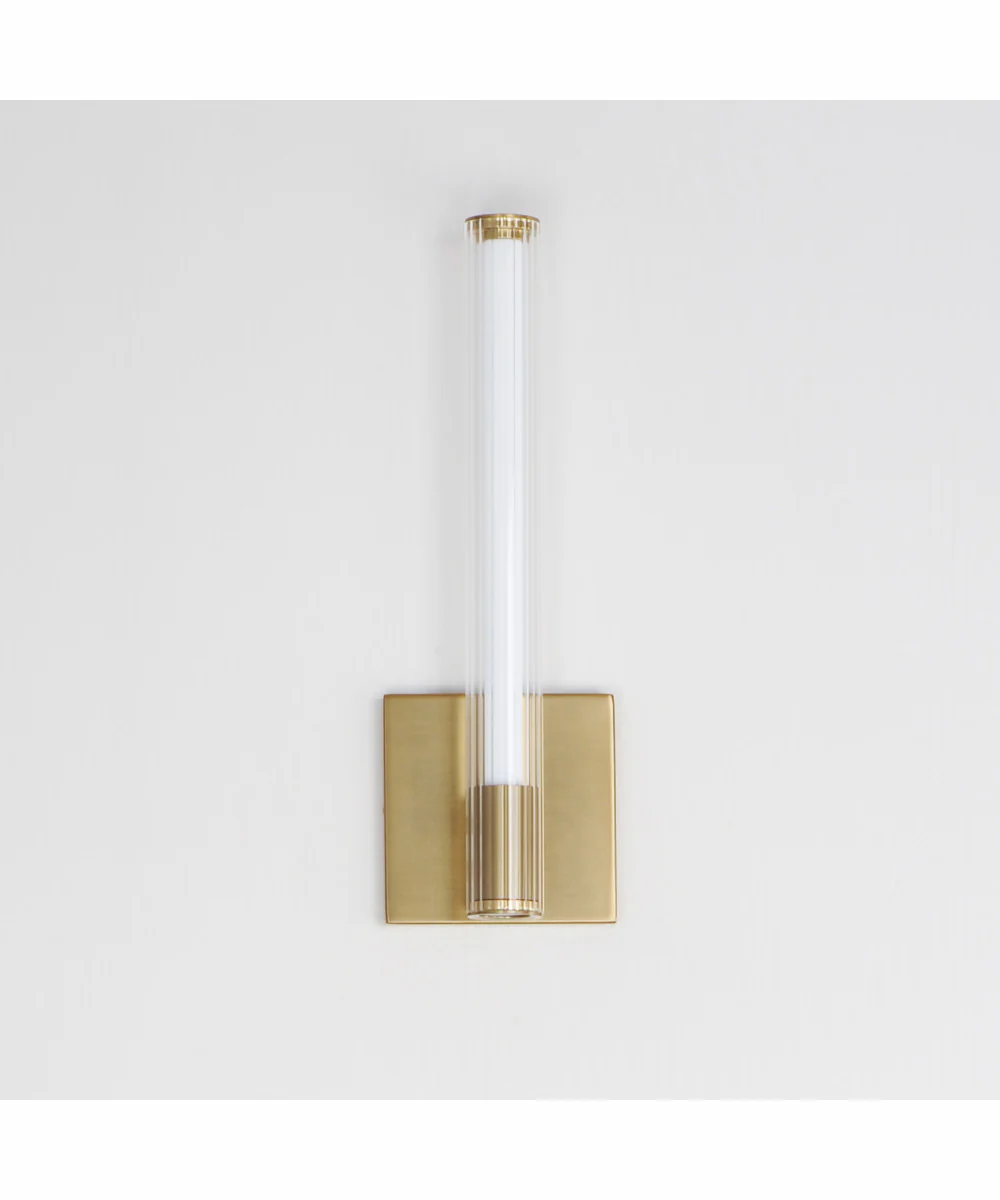 Cortex 14 inch LED Sconce Natural Aged Brass - Image 2