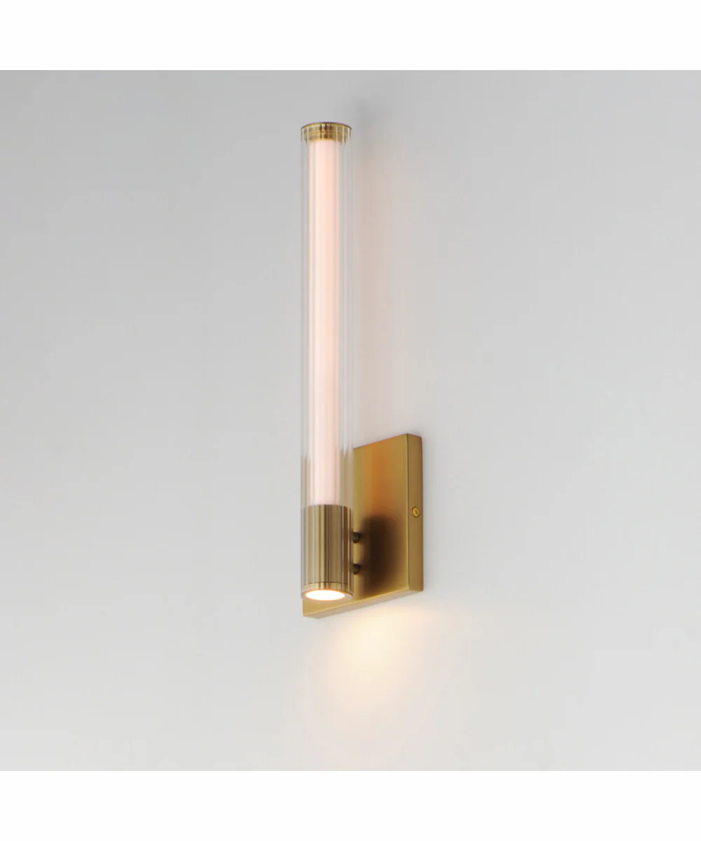 Cortex 14 inch LED Sconce Natural Aged Brass - Image 4