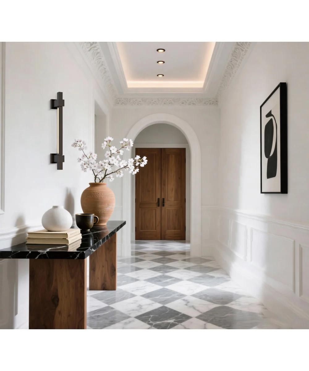 Cubist Square LED Wall Sconce Black - Image 2