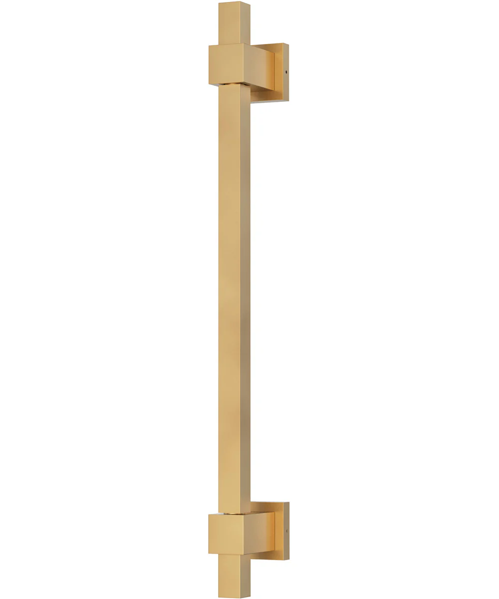 Cubist Square LED Wall Sconce Gold