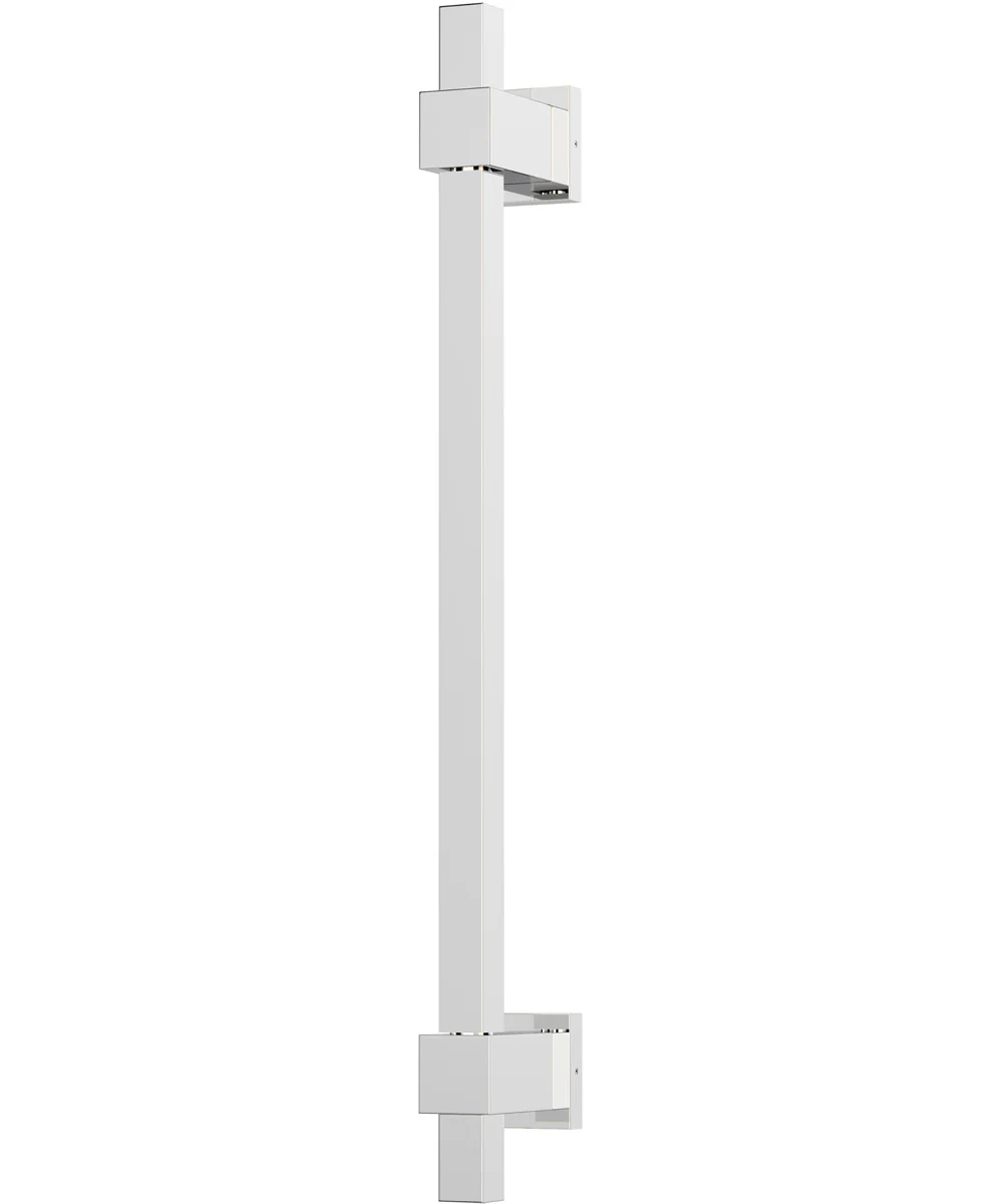 Cubist Square LED Wall Sconce Polished Chrome
