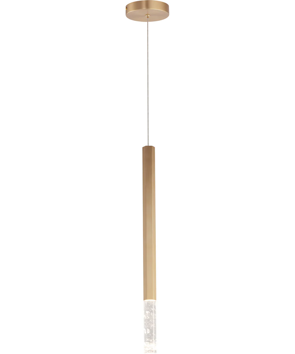 Diaphane LED 1-Light Pendant Gold