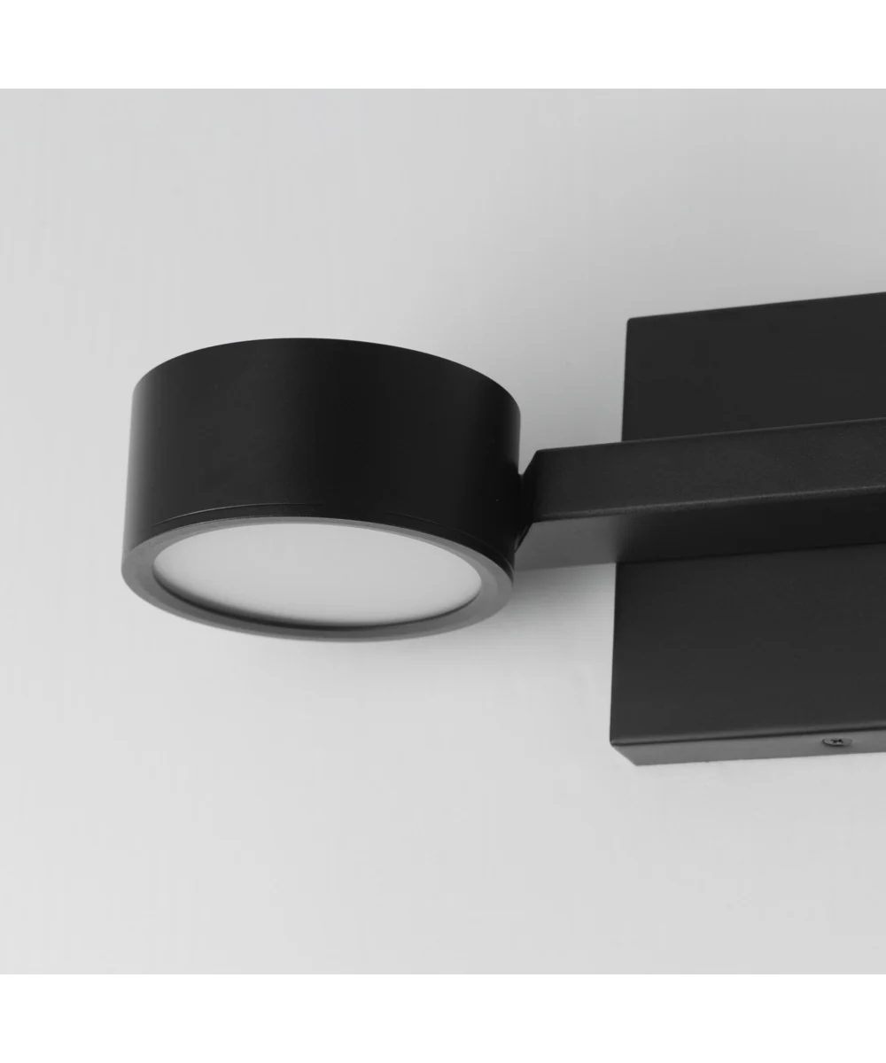Embrace 2-Light LED Wall Sconce Black - Image 6