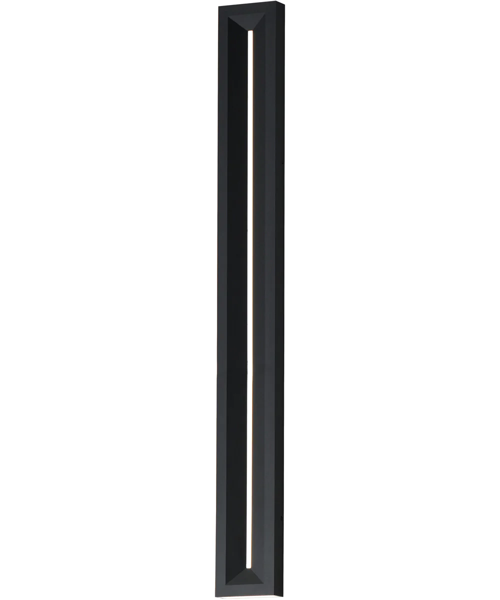 Fosso 47 inch LED Outdoor Wall Sconce - 5cct Black