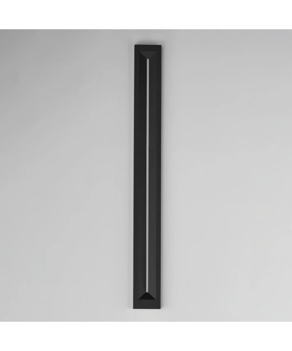 Fosso 47 inch LED Outdoor Wall Sconce - 5cct Black - Image 2