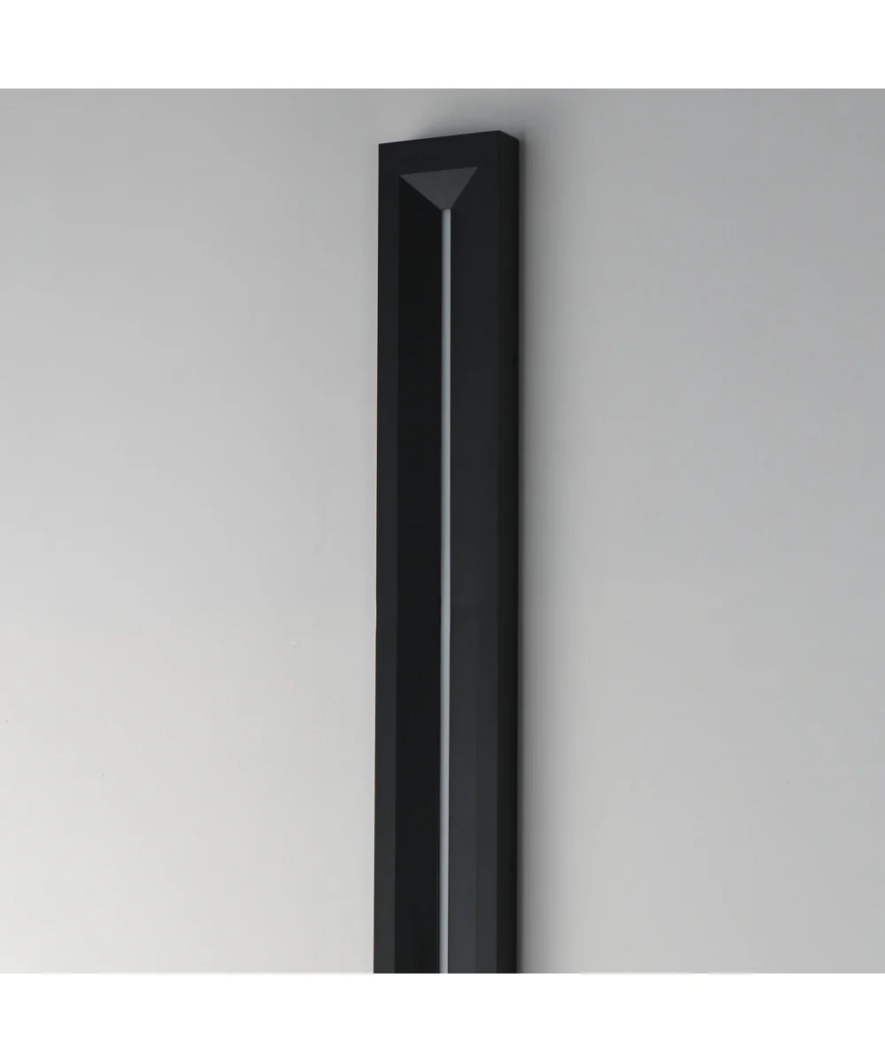 Fosso 47 inch LED Outdoor Wall Sconce - 5cct Black - Image 4