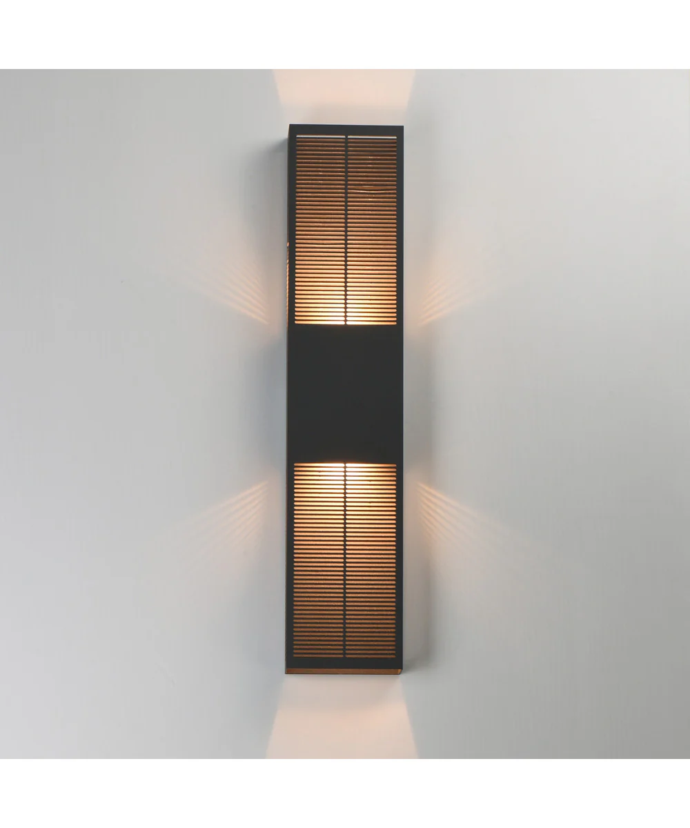 Grate 30 inch LED Outdoor Wall Sconce Architectural Bronze - Image 3