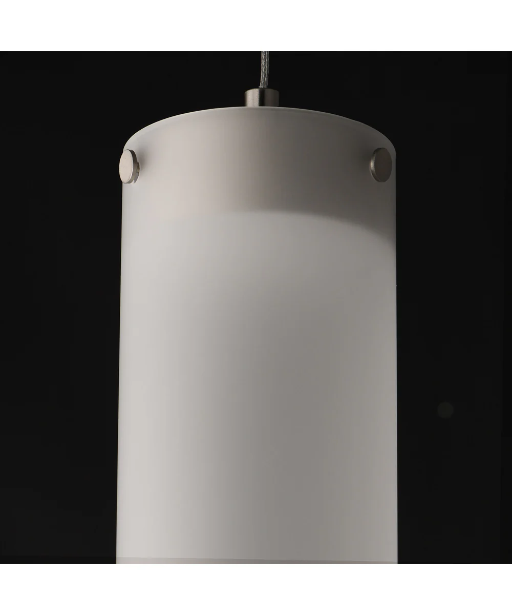 Highball Frosted LED Mini Pendant Satin Nickel - Image 5
