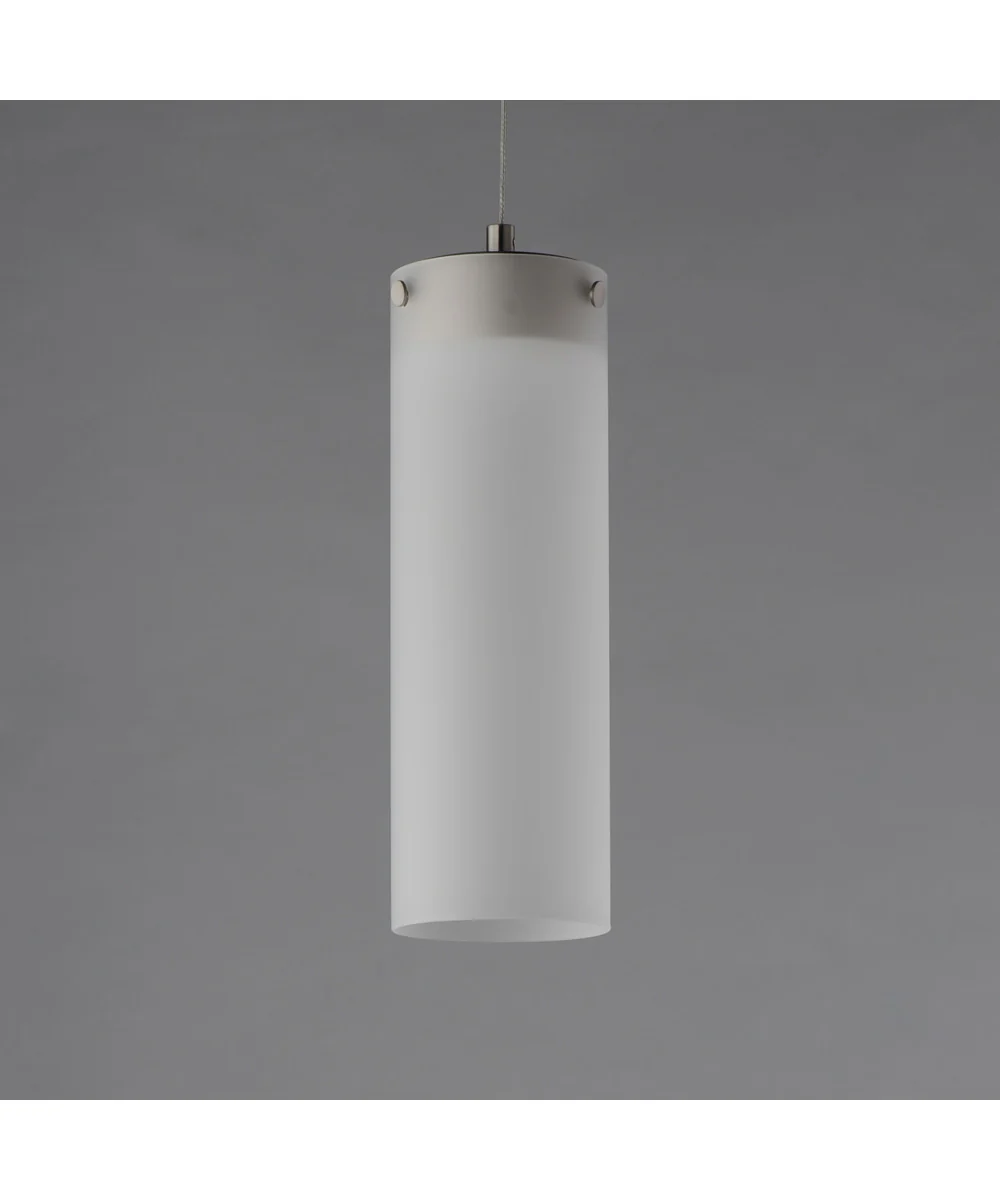 Highball Frosted LED Pendant Satin Nickel - Image 2