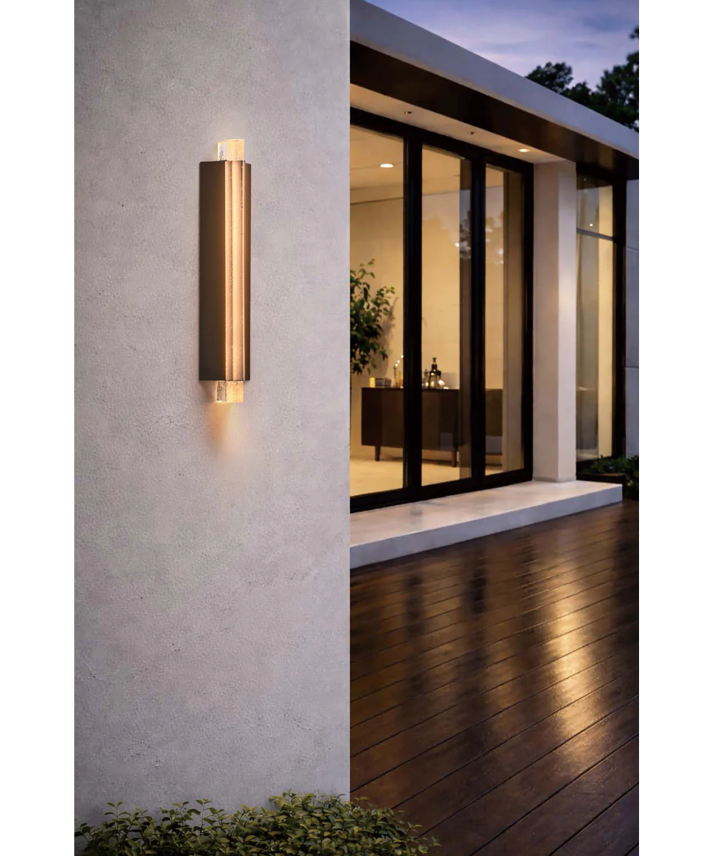 Hyperion 24 inchLED Wall Sconce Black - Image 2