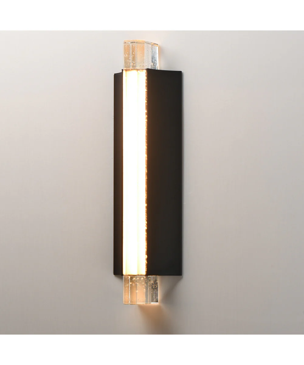 Hyperion Outdoor 18 inch LED Outdoor Wall Sconce Black - Image 5
