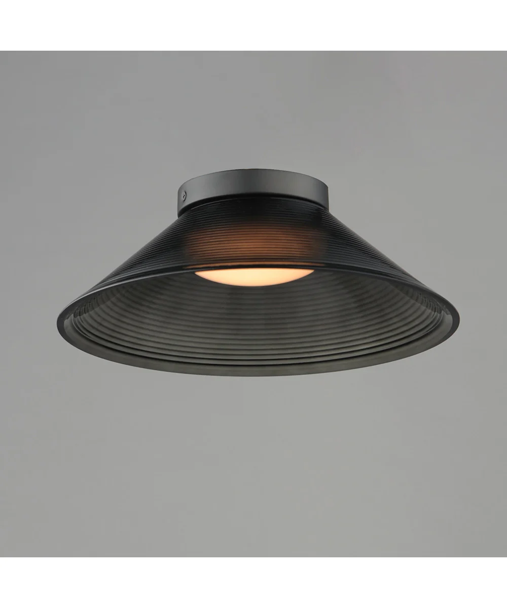 Jensen 12 inch Wall Sconce/Flush Mount Black - Image 3