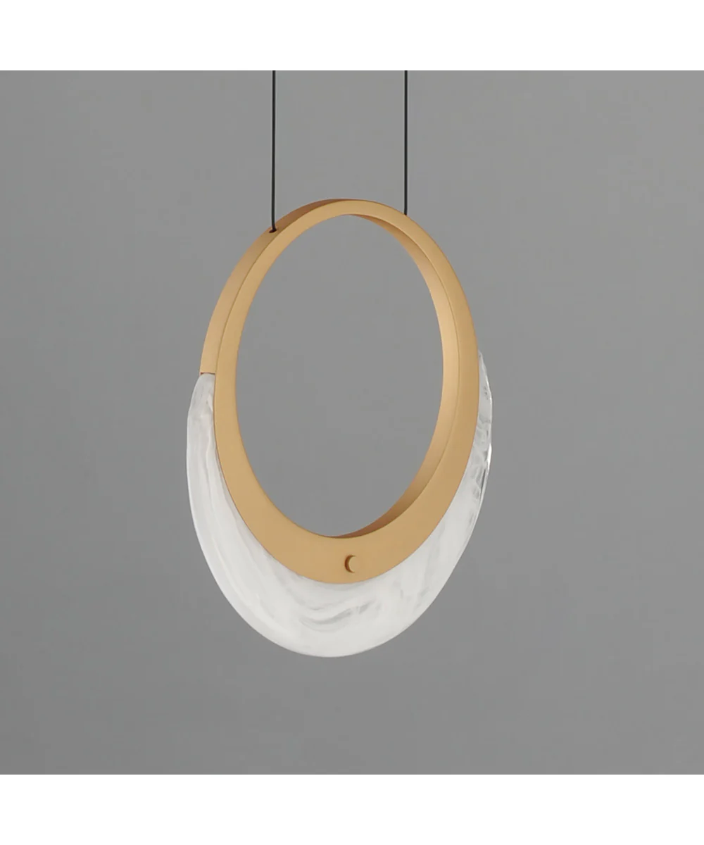 Lyra 1-Light LED Pendant Gold - Image 3