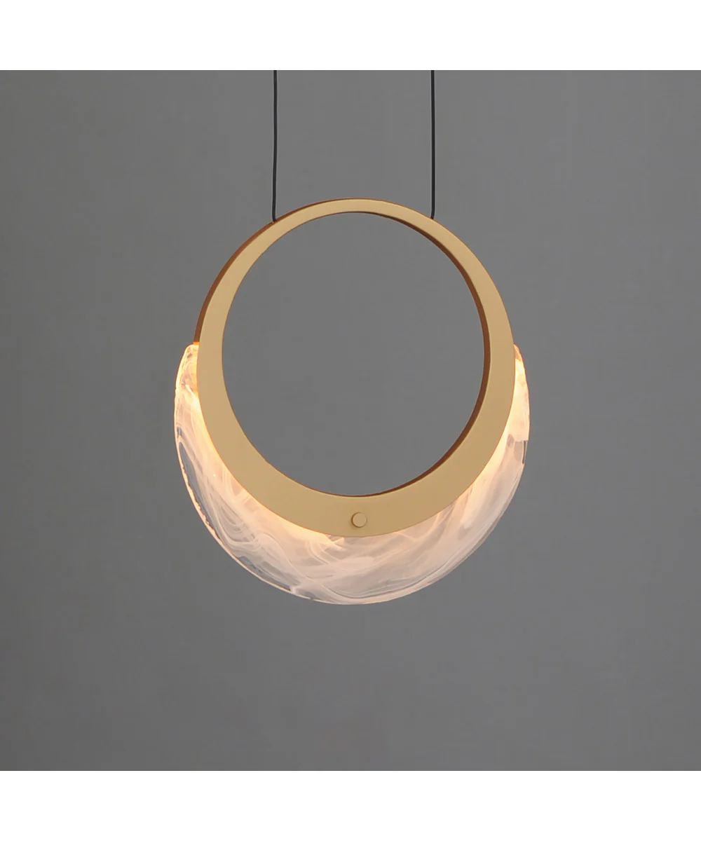 Lyra 1-Light LED Pendant Gold - Image 4