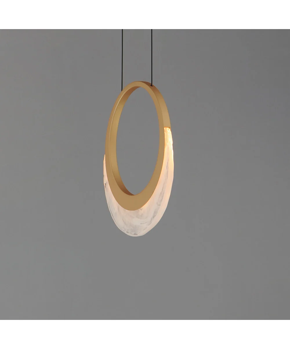 Lyra 1-Light LED Pendant Gold - Image 5