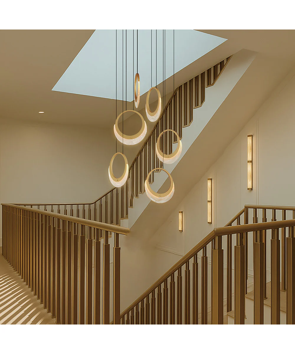 Lyra 6-Light LED Pendant Gold - Image 2